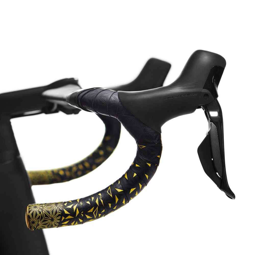 Nastro manubrio Supacaz Super Sticky Kush Star Fade – Gold